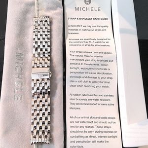 Michele Watch Stainless Steel Bracelet